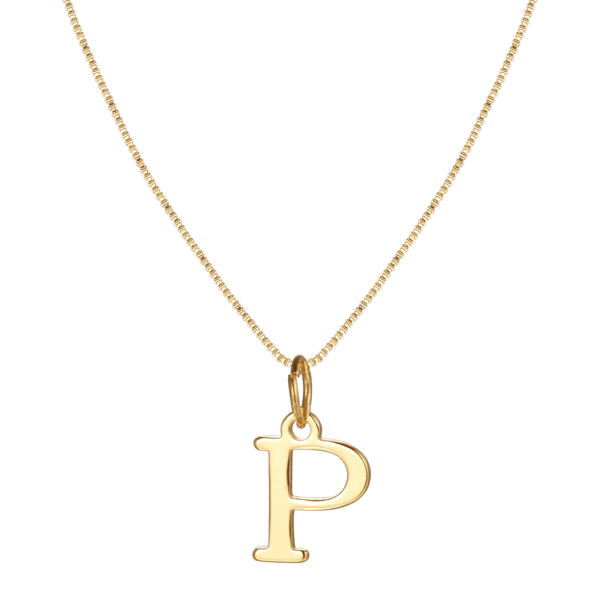 Damen Halskette mit modischem Initial-Anhänger in elegantem Design Shop Nory