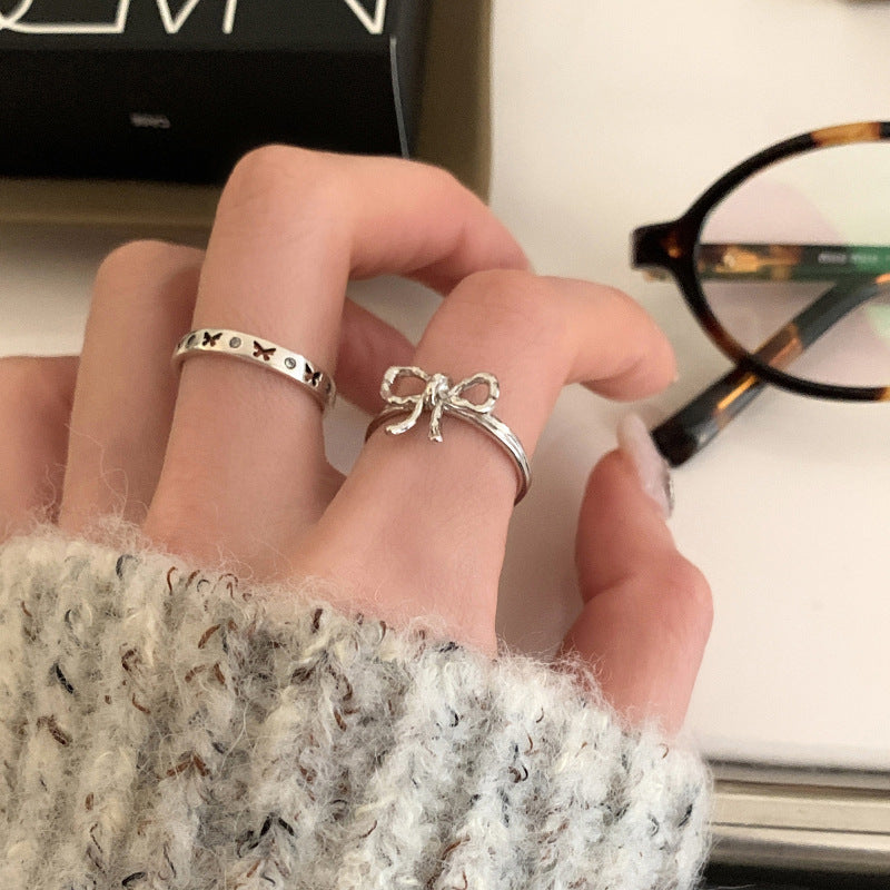 Damenring mit schickem Schmetterlingsdesign Shop Nory