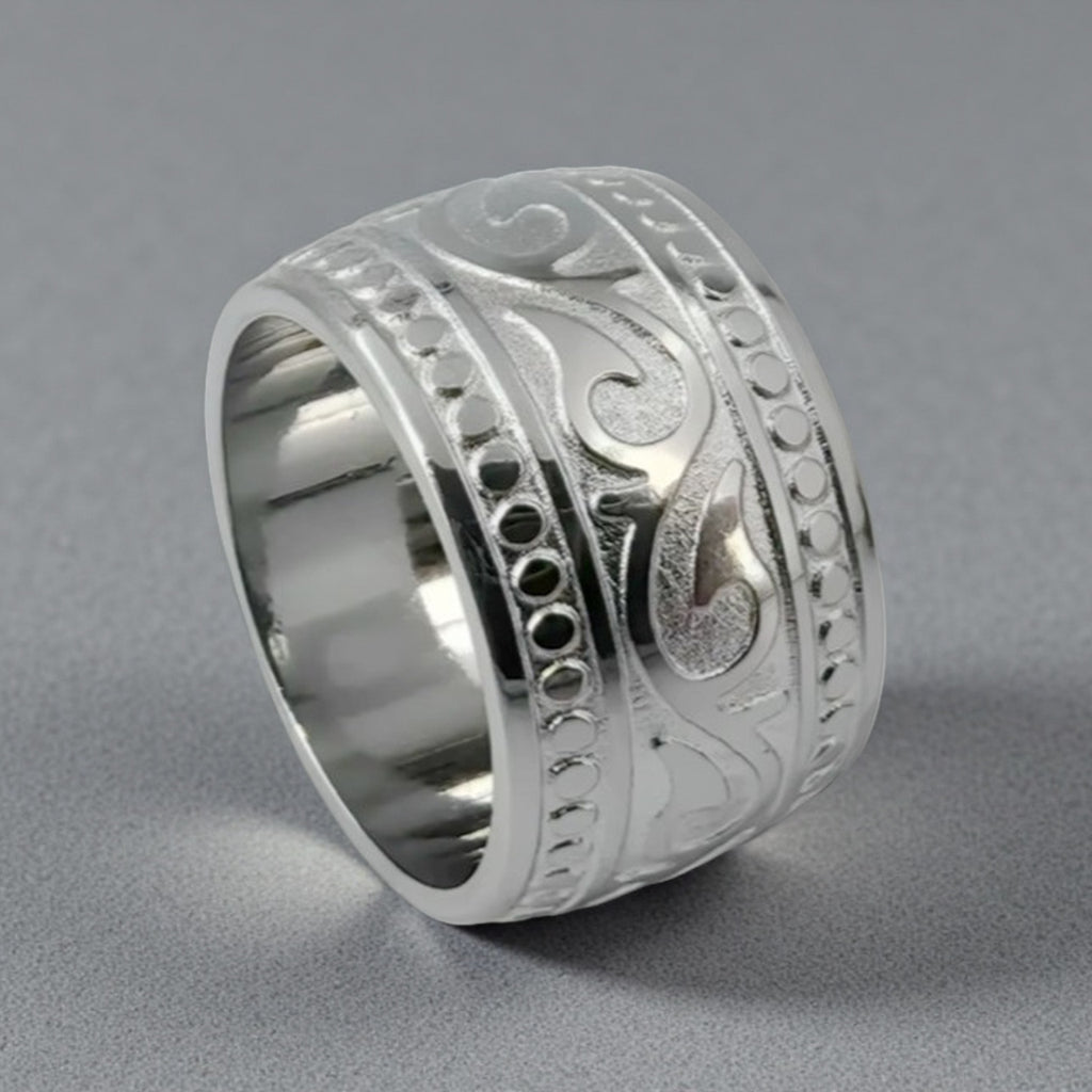 Herren Ring mit kunstvollem Ornamentmuster Shop Nory