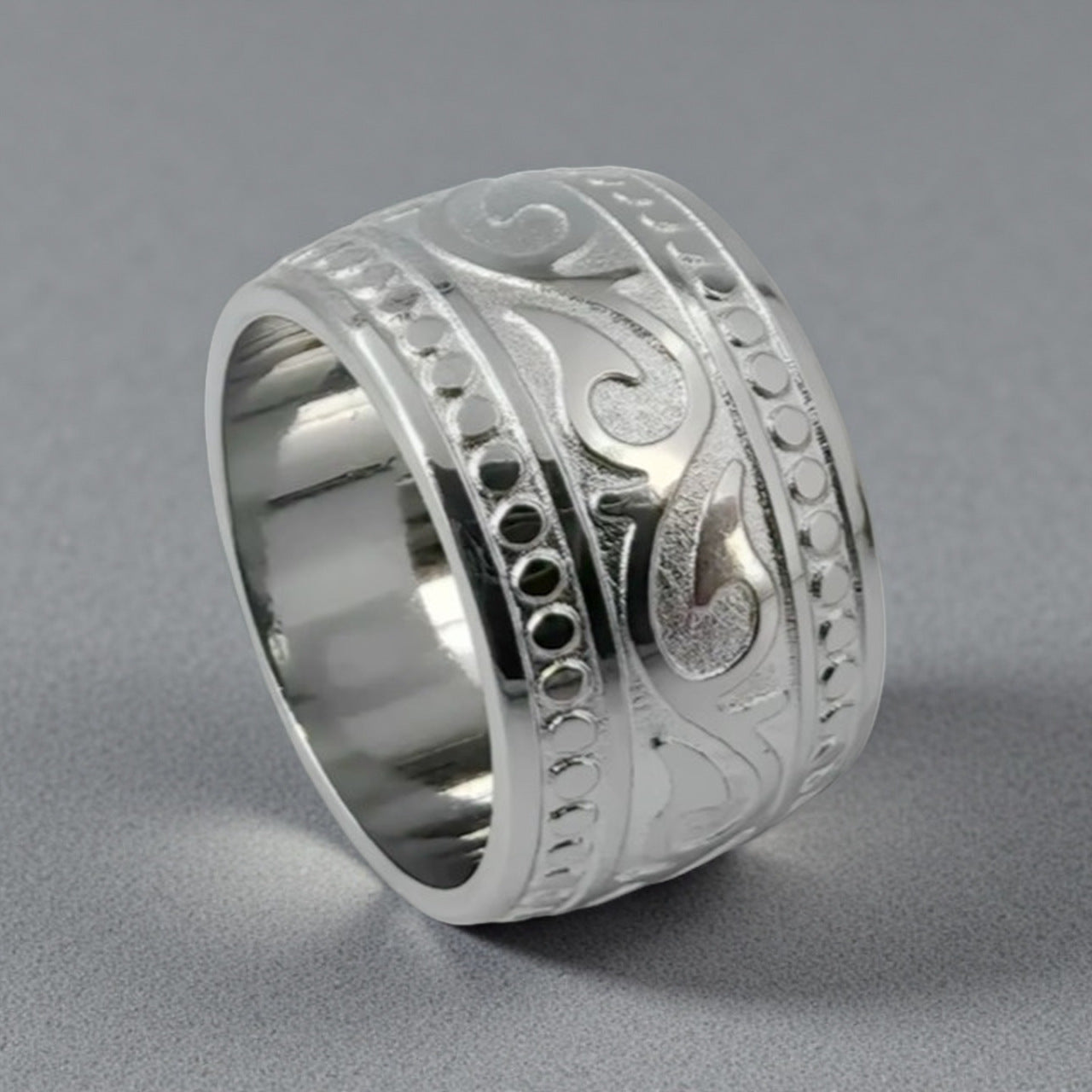 Herren Ring mit kunstvollem Ornamentmuster Shop Nory