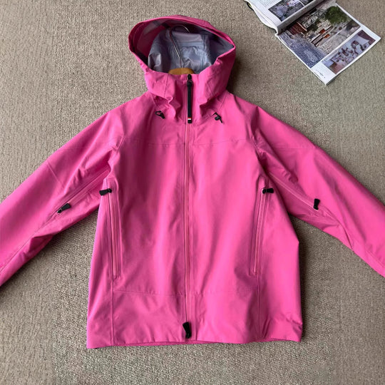 Damen Wasserdichte Outdoorjacke mit verstellbarem Kragen Shop Nory