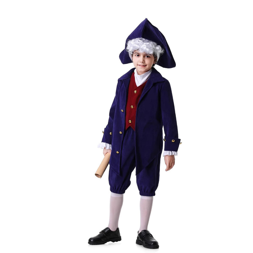 Jungen historisches Kostüm mit eleganter Weste und Gehrock Shop Nory