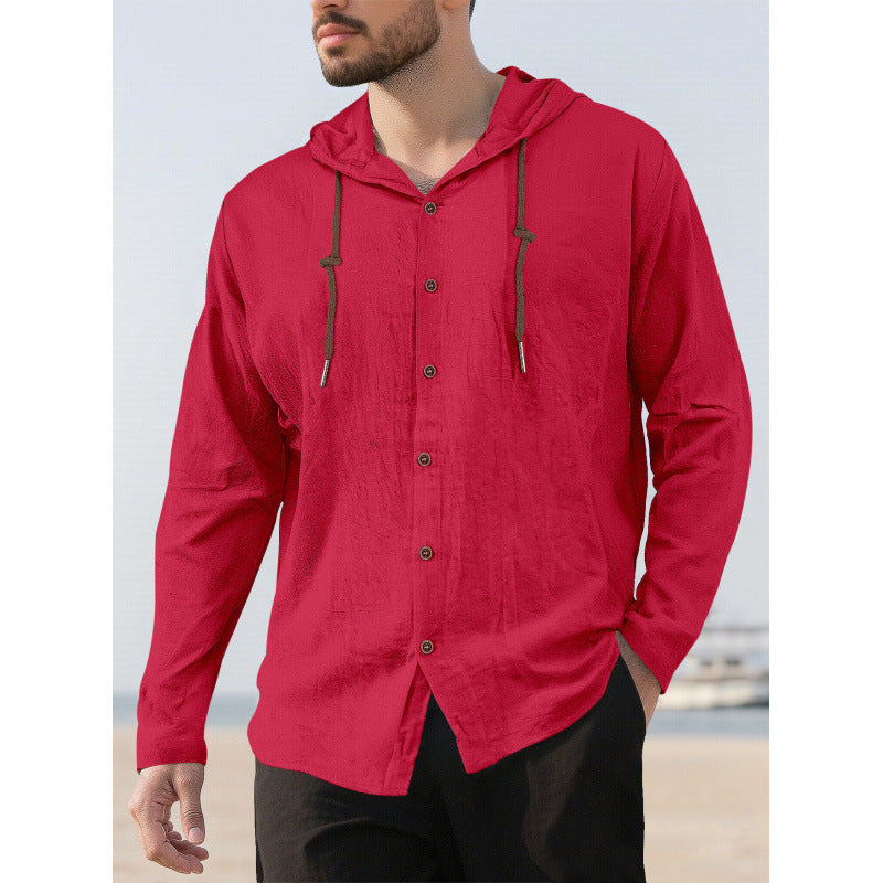 Herren Leichte Kapuzenshirt Shop Nory