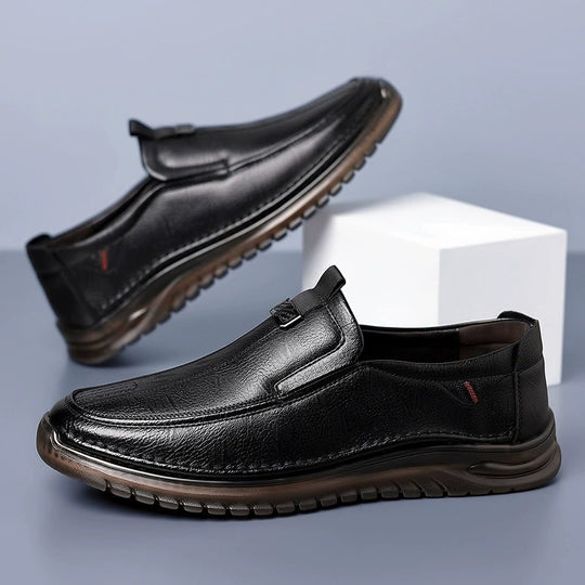Herren Modische Leder Slipper Shop Nory