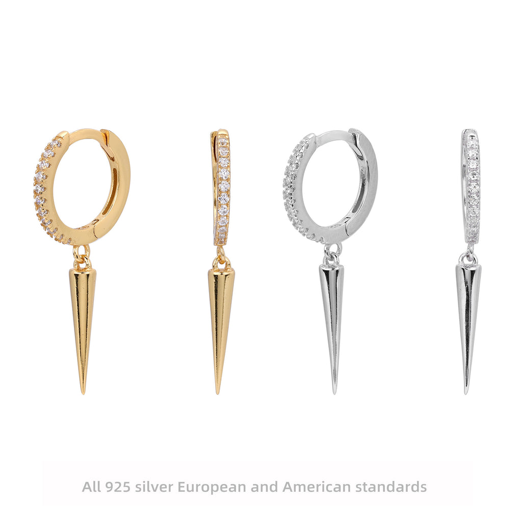Damen Ohrhänger mit elegantem Spitzendesign aus 925 Sterling Silber Shop Nory