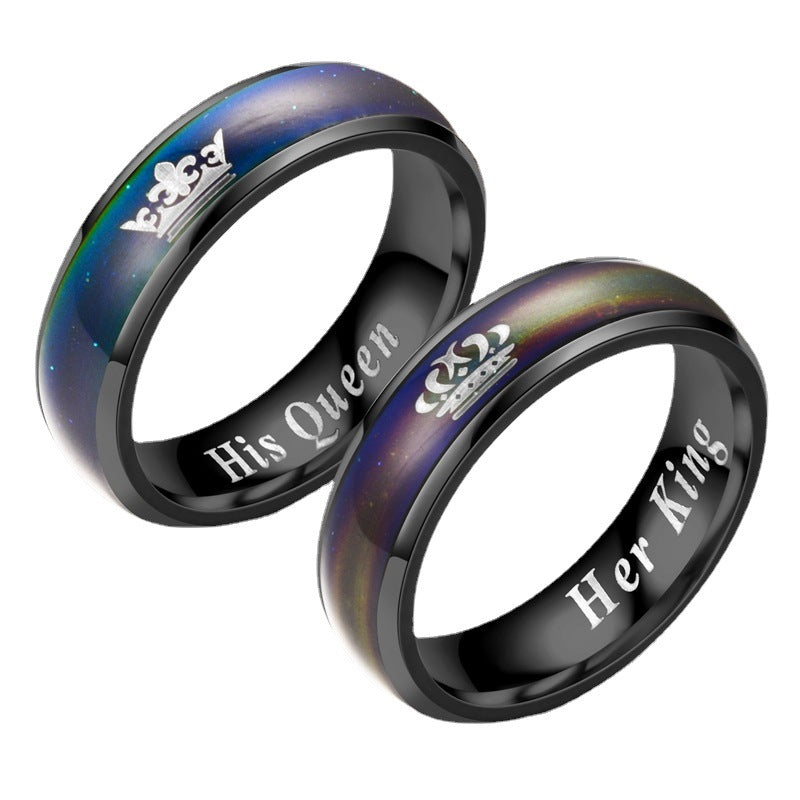 Damen Ring mit hochwertigem, graviertem Motiv und schimmernder Oberfläche Shop Nory