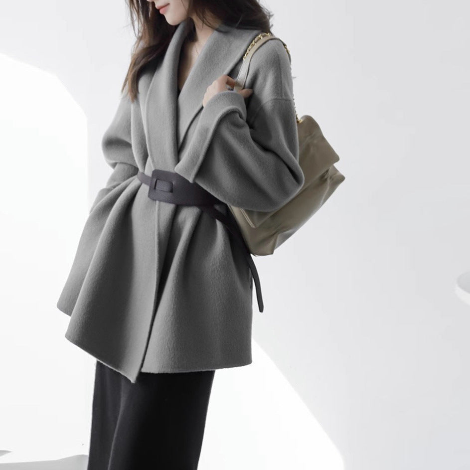 Damen Schicke und elegante Wickeljacke Shop Nory