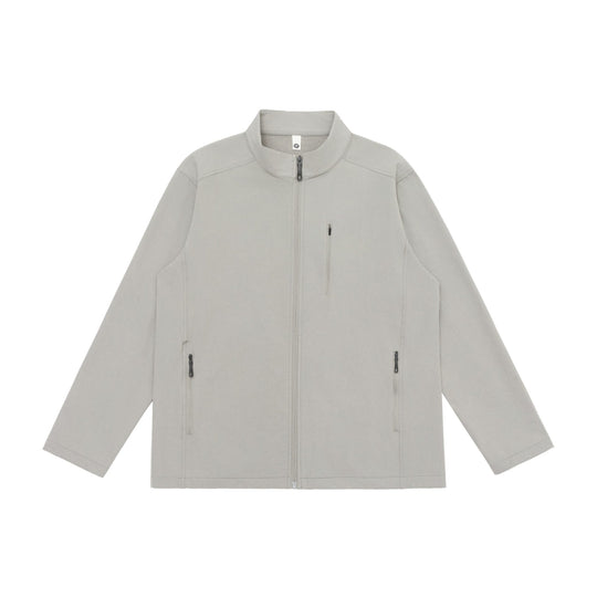 Unisex Leichte Softshell Jacke mit Stehkragen und Reißverschlusstaschen Shop Nory