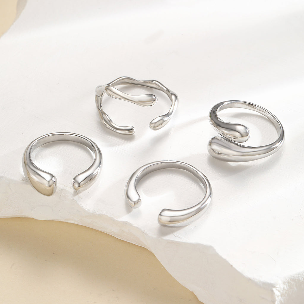 Damen Ring-Set mit einzigartigen skulpturalen Designs Shop Nory