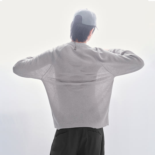 Herren Lockere Strickjacke mit Knöpfen Shop Nory