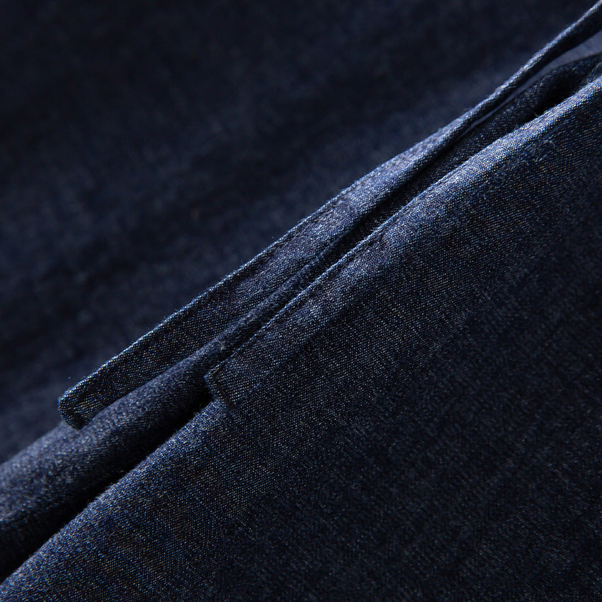 Damen Weite Jeanshose mit elastischem Bund und Tunnelzug Shop Nory