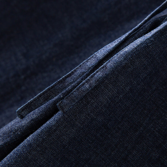 Damen Weite Jeanshose mit elastischem Bund und Tunnelzug Shop Nory