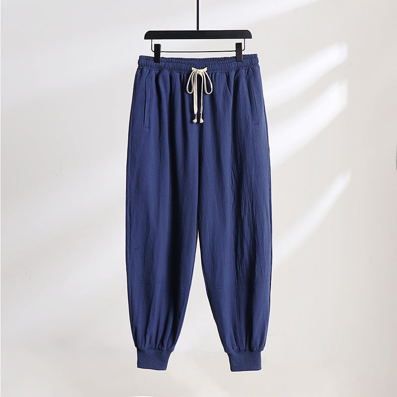 Herren Leichte Baumwoll-Jogginghose mit Kordelzug, Elastischem Bündchen und praktischen Taschen Shop Nory