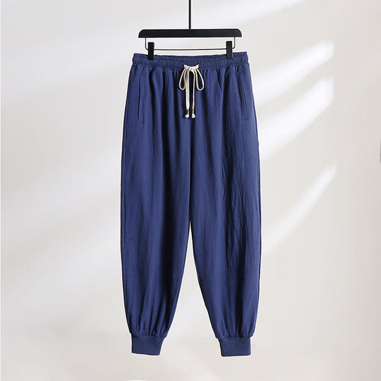 Herren Leichte Baumwoll-Jogginghose mit Kordelzug, Elastischem Bündchen und praktischen Taschen Shop Nory