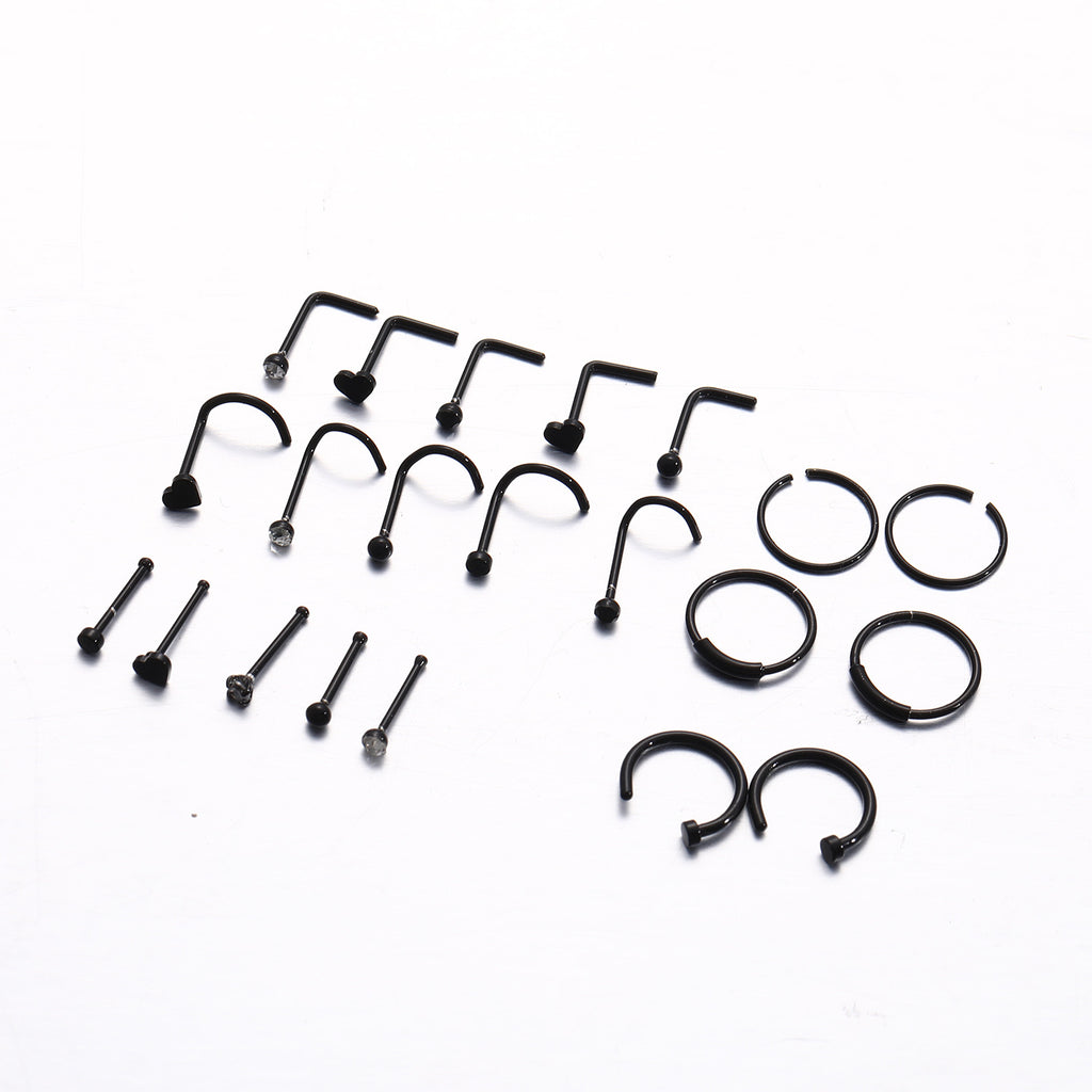 Damen Ohrstecker-Set mit verschiedenen Designs und funkelnden Elementen Shop Nory