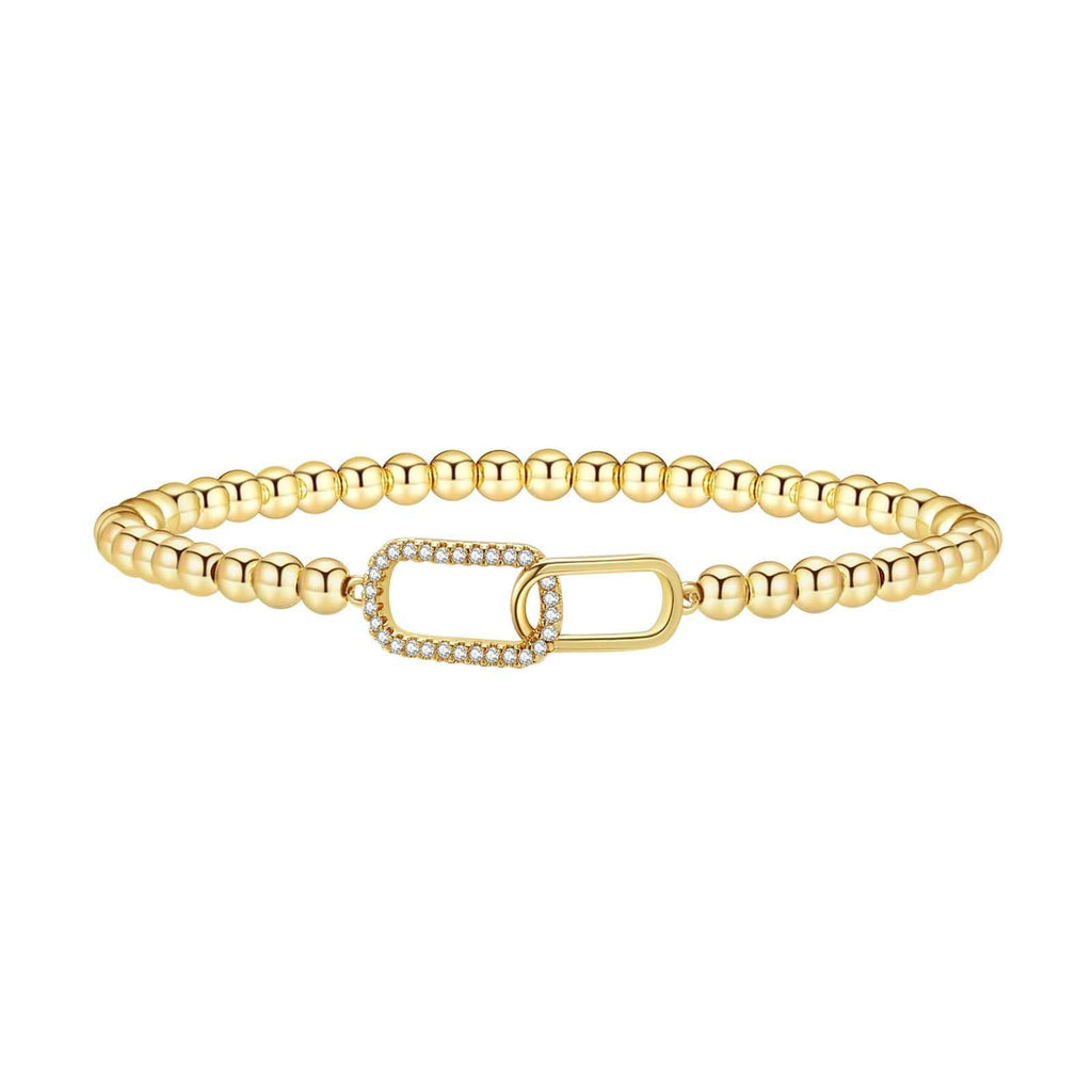 Damen Armband mit zeitloser Herz- und Perlenstruktur Shop Nory