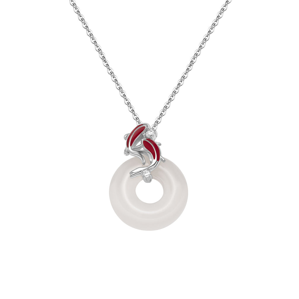 Damen Halskette mit einzigartigem Anhänger und feinen Details Shop Nory