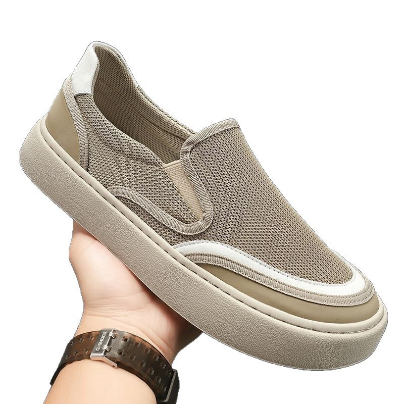 Herren Minimalistischer Strick-Slip-On mit reflektierenden Details und Komfortplateau Shop Nory