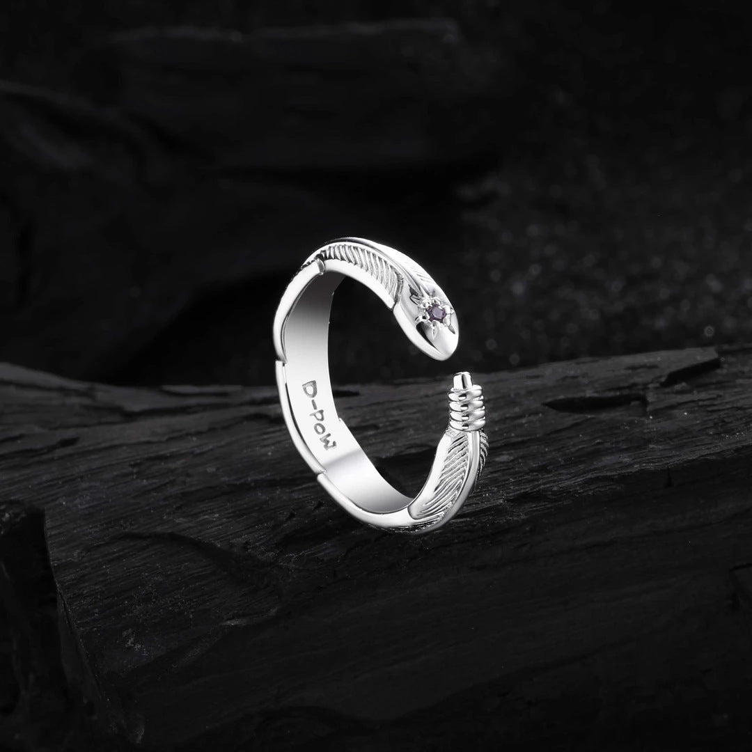 Damen Offener Ring mit kunstvollem Design und funkelnden Details Shop Nory