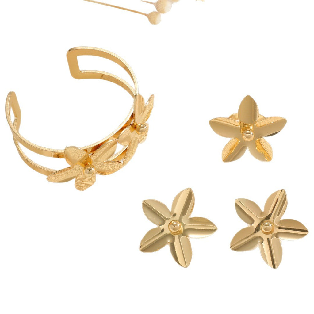 Damen Armspange mit floralem Design Shop Nory