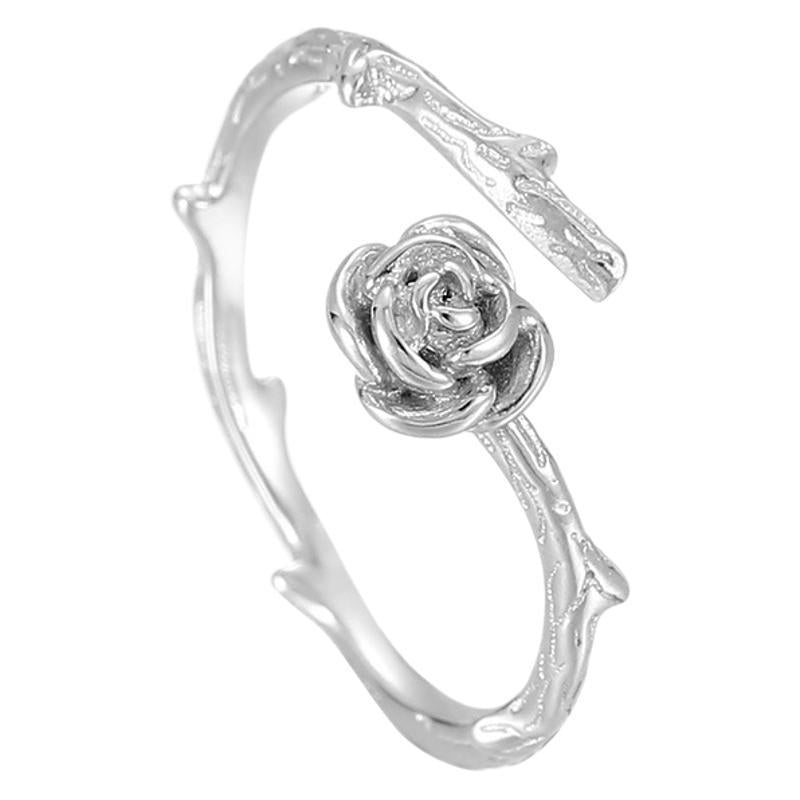 Damenring mit kunstvollem Rosendesign Shop Nory