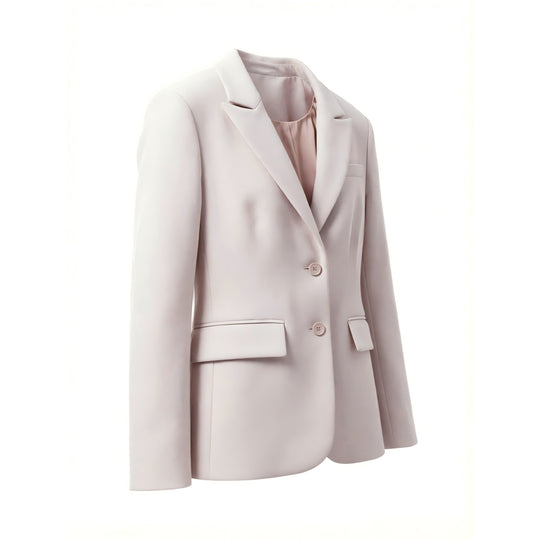 Damen Kurzblazer mit taillierter Schnittführung, Reverskragen und Pattentaschen Shop Nory