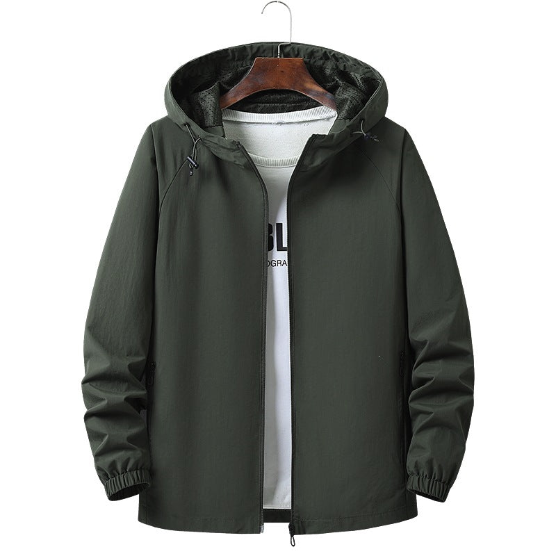 Herren Leichte Outdoorjacke mit Kapuze Shop Nory