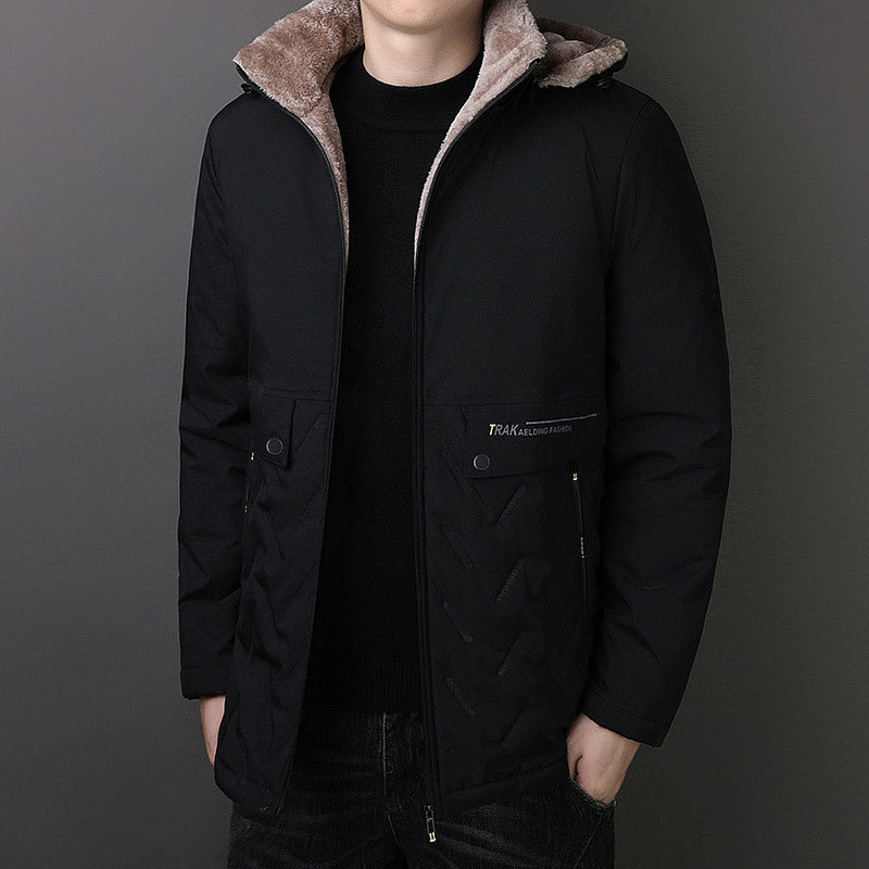 Herren Thermo-Parka mit Teddyfutter und Kapuze Shop Nory