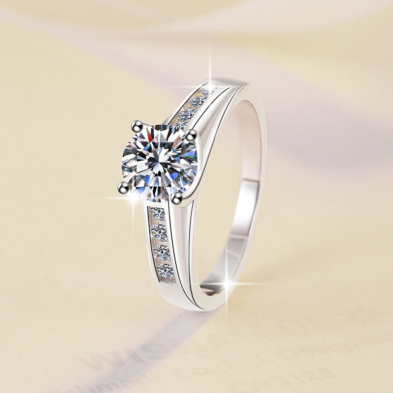 Damen Verlobungsring mit exquisitem Zirkonia-Besatz Shop Nory