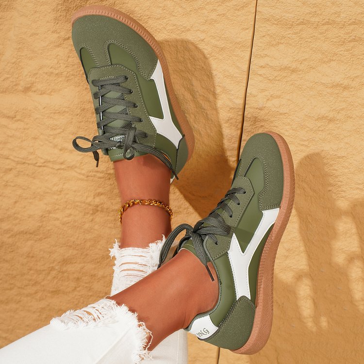 Damen Sportliche Sneakers mit atmungsaktivem Obermaterial und rutschfester Sohle