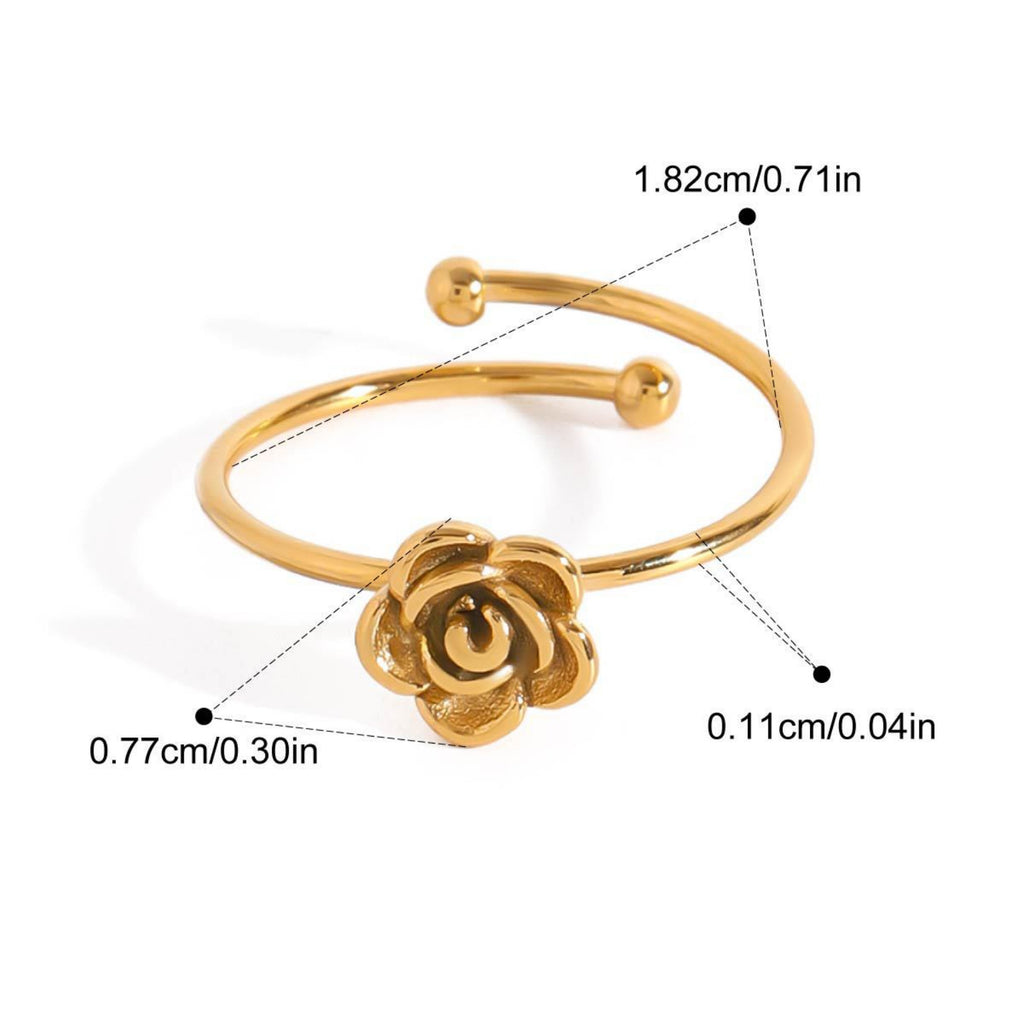Damenarmreif mit elegantem Rosenmotiv Shop Nory