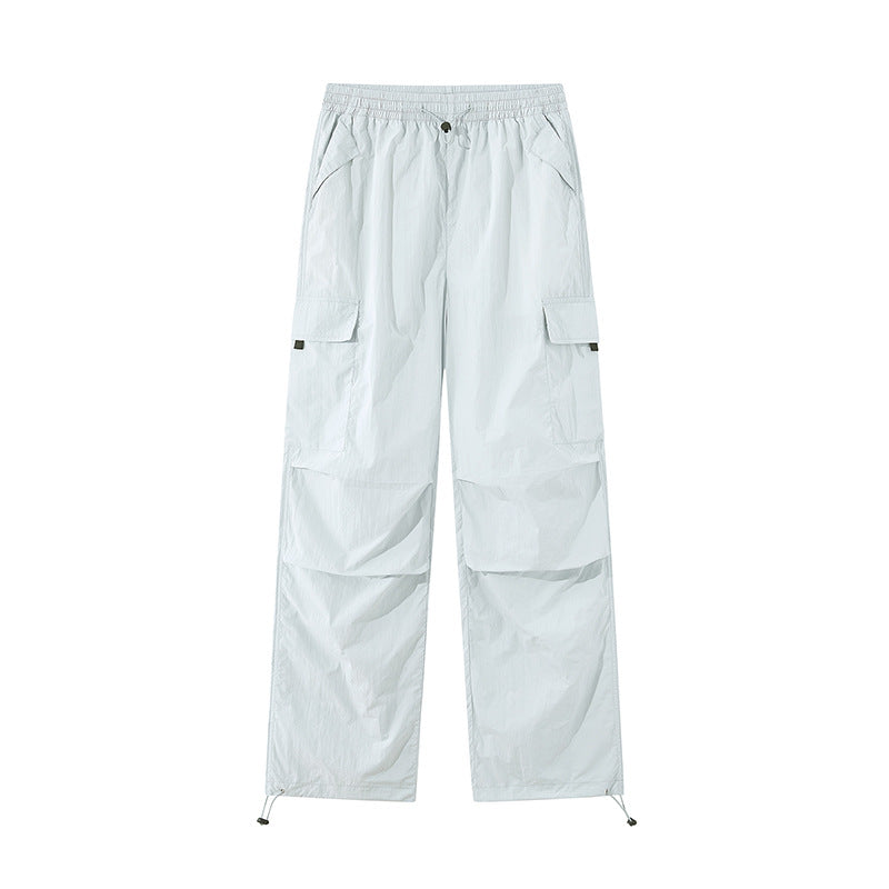 Unisex Leichte technische Cargo-Hose mit Kordelzug und verstellbarem Saum Shop Nory