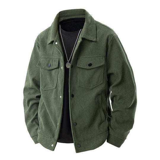 Herren Modische Cordjacke mit Taschen Shop Nory