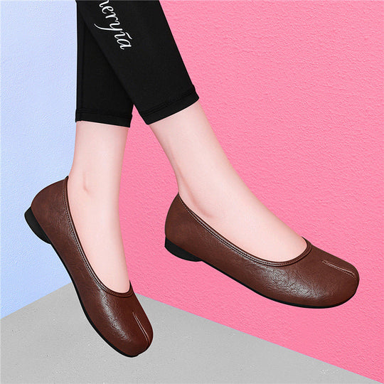 Damen Elegante und bequeme Ballerinas mit flexiblem Fußbett Shopnory