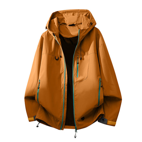 Damen technische Outdoorjacke mit multifunktionalen Taschen und verstellbarem Kapuzensystem ShopNory