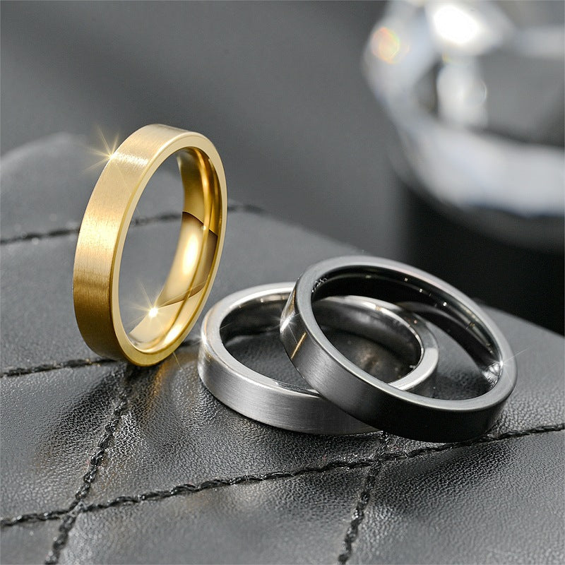 Herren Trauring mit elegantem, matter Oberfläche und minimalistischer Form Shop Nory