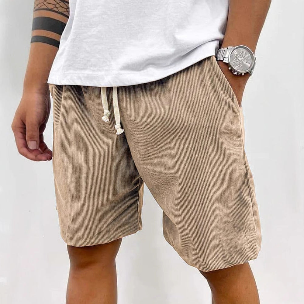ShopNory | Herren Casual Kordelzug Cord Shorts