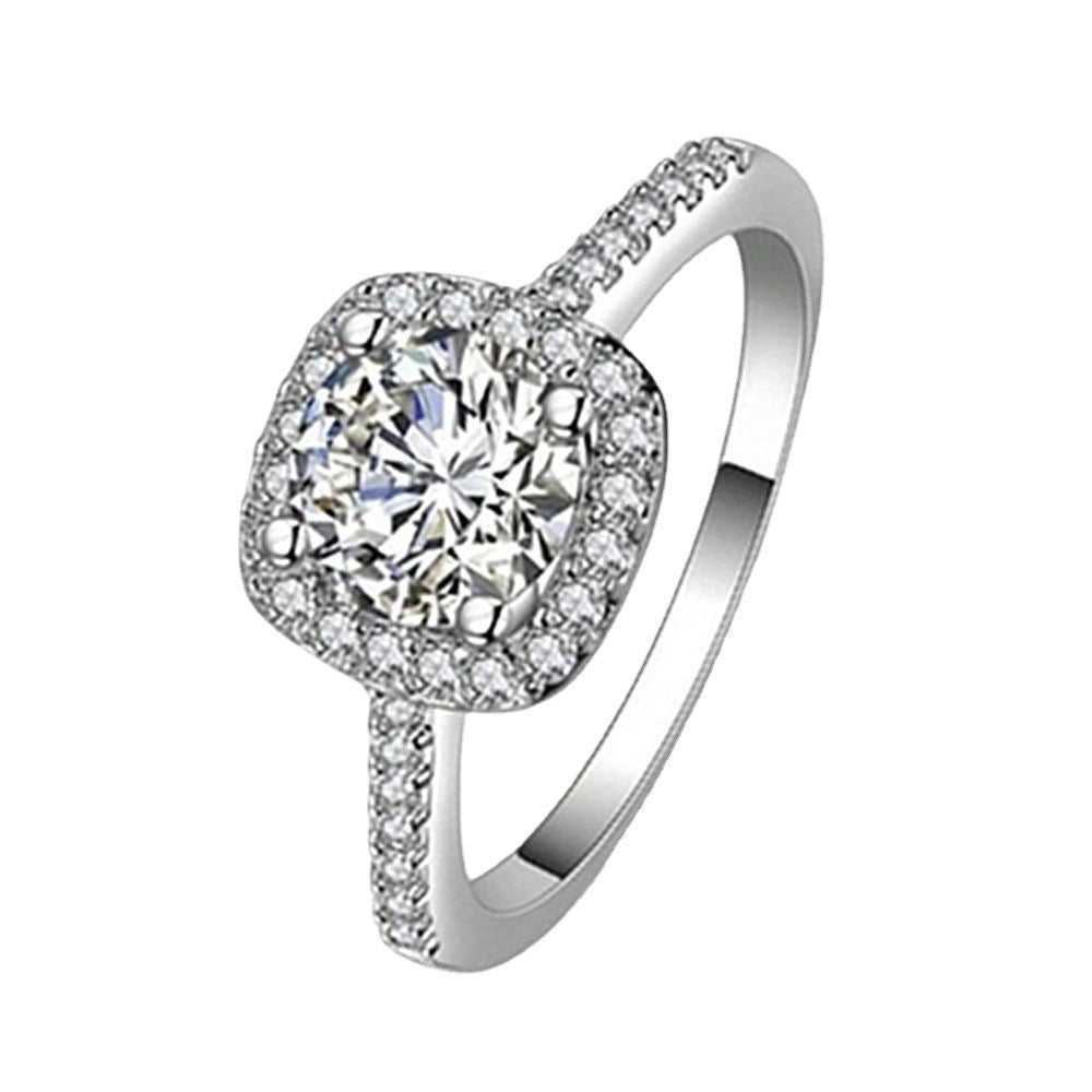 Damen Hochzeitsschmuckring mit filigranem Zirkonia-Besatz Shop Nory