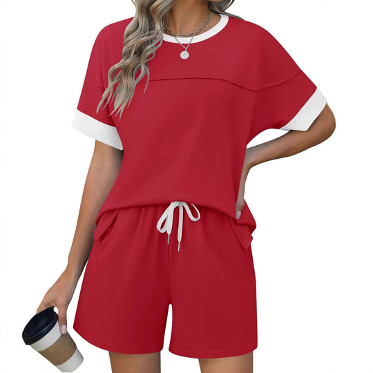 Damen lässiges Sport-Outfit mit elastischem Bund und praktischen Taschen Shopnory