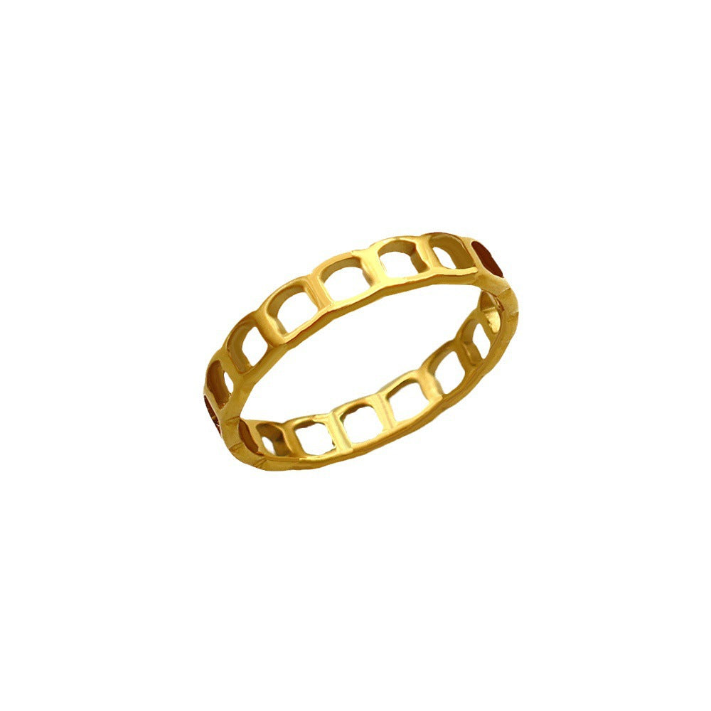 Damen zart gestalteter Ring mit offenem Design Shop Nory