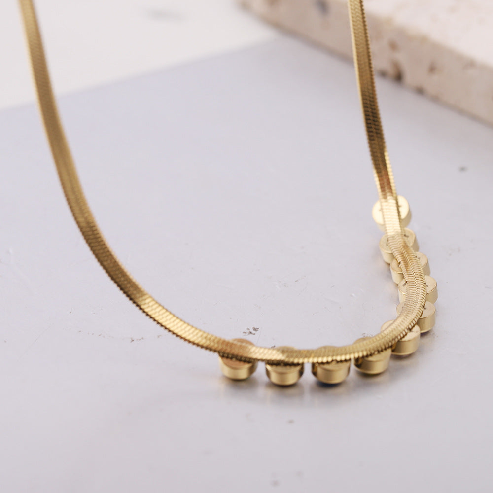 Damen Halskette mit bunten Zirkonsteinen und elegantem Federdesign Shop Nory