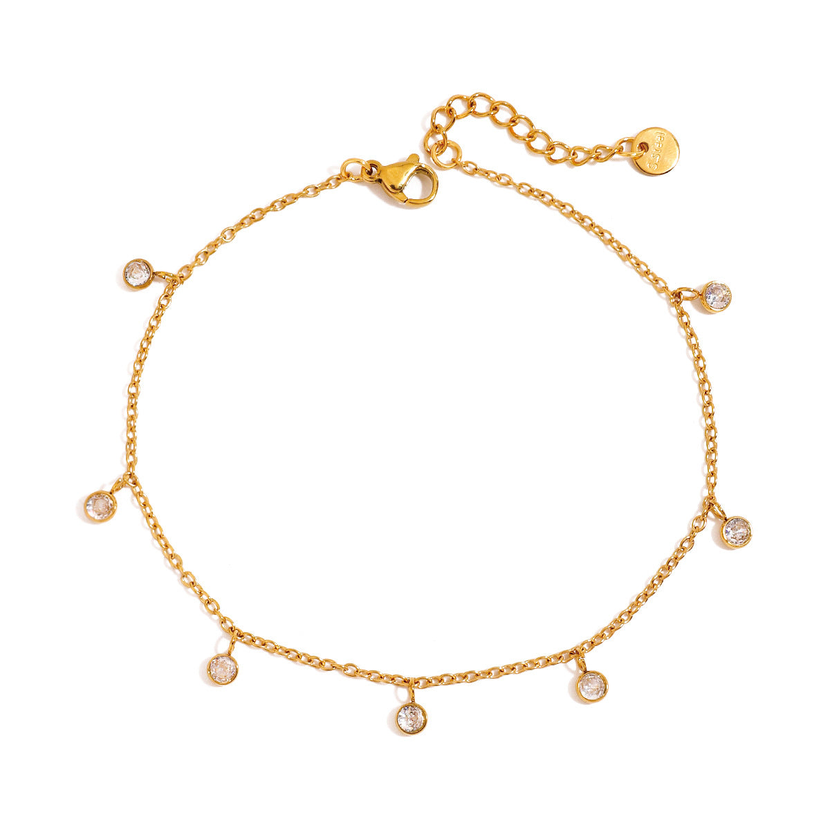 Damen elegantes und hypoallergenes Armband mit funkelnden Zirkonia Shop Nory