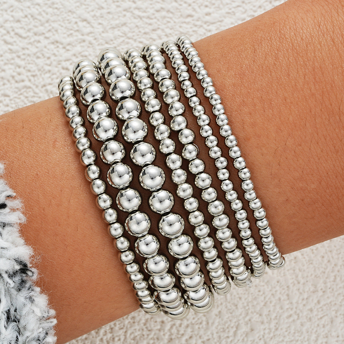 Damen-Armband-Set mit eleganten, filigranen Kugeln Shop Nory