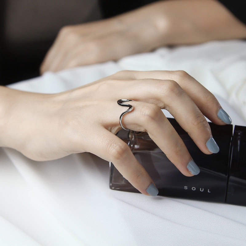 Damen Ring mit geschwungenem Design Shop Nory