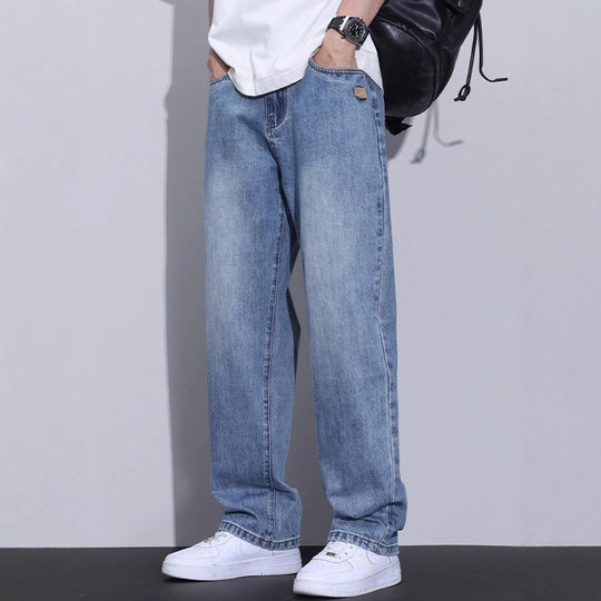 Herren Bequeme Weitbein-Jeans Shop Nory