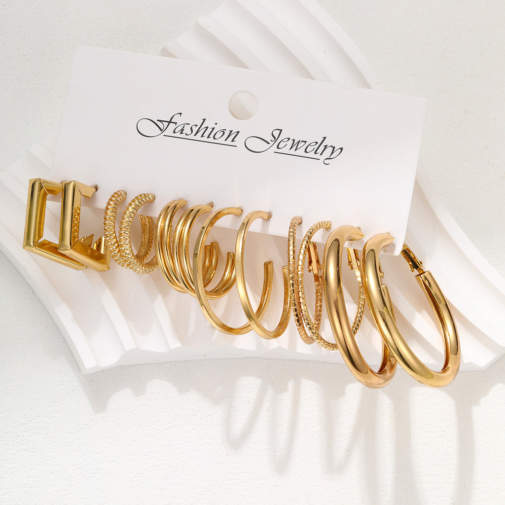 Damen Ohrstecker-Set mit eleganten, glänzenden Designs Shop Nory