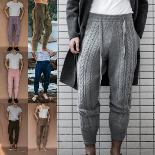Herren Kabelstrick-Jogginghose mit Tunnelzug Shop Nory