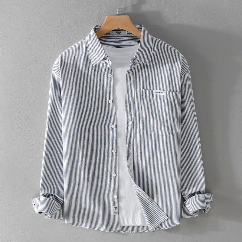 Herren Feines Cordhemd im Overshirt‑Stil mit Brusttasche, Relaxed Fit und feiner Wellenstruktur Shop Nory