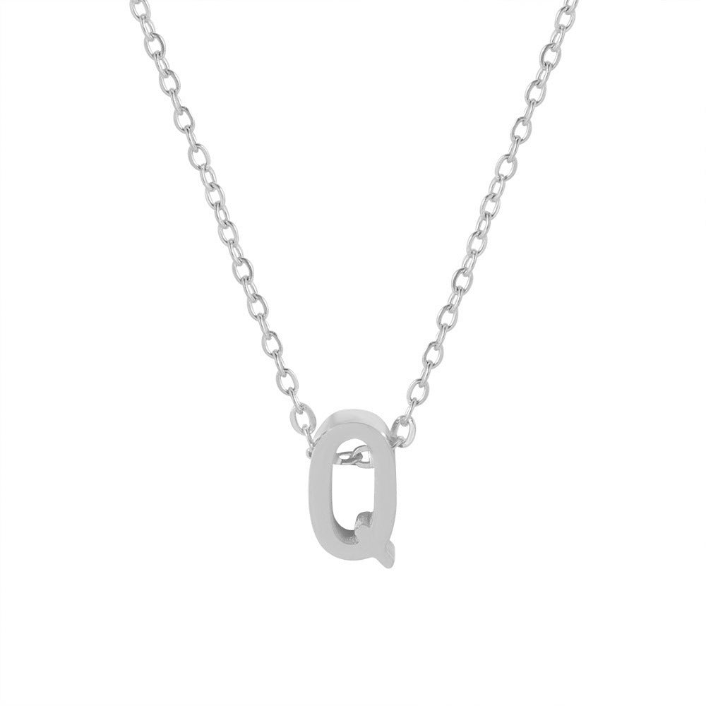 Damen personalisierte Initial Anhänger Halskette Shop Nory
