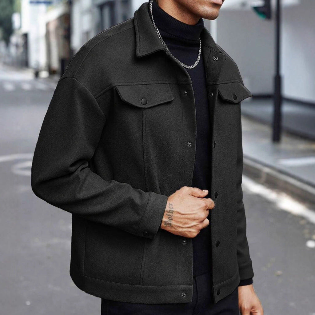 Herren moderne Freizeitjacke im lässigen Schnitt